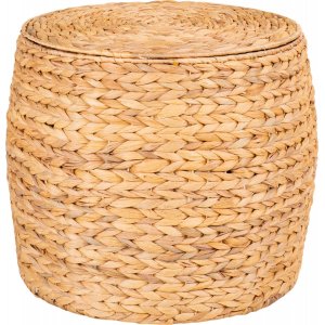 Delia sidobord Ø43 cm - Beige - Sidobord & lampbord