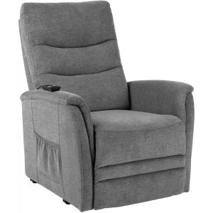 Dell elektrisk reclinerfåtölj med lyft - Grå - Reclinerfåtöljer