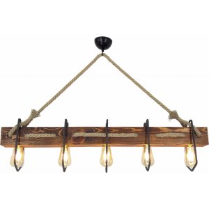 Demir taklampa 5 - Valnöt - Pendellampor