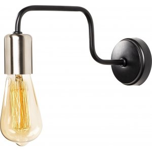 Denge vägglampa 3432 - Svart/nickel - Väggplafonder & väggarmaturer