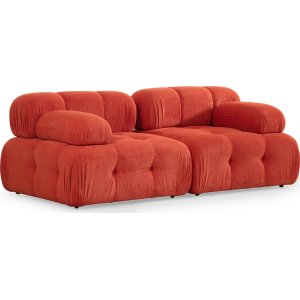 Doblo 2-sits soffa - Röd - 2-sits soffor