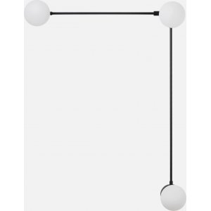 Domino vägglampa 11048 - Svart/vit - Väggplafonder & väggarmaturer