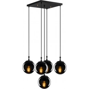 Effy taklampa 2171 - Svart/fume - Pendellampor