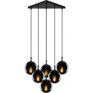 Effy taklampa 2181 - Svart/fume - Pendellampor