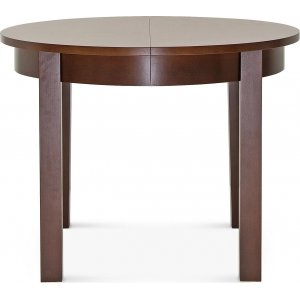 Ellipse matbord 100-190 x 100 cm - Naturlig bok - Ovala & Runda bord