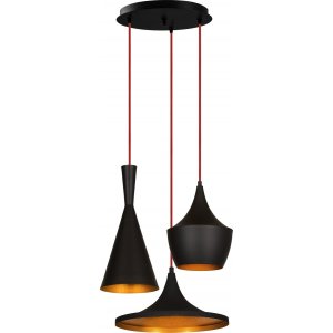 Elmas taklampa 3556 - Svart/guld - Pendellampor