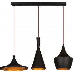 Elmas taklampa 3561 - Svart/guld - Pendellampor