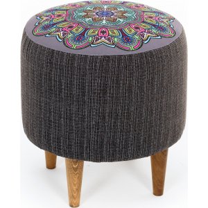 Enna sittpuff - Flerfärgad - Fotpallar