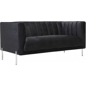 Esther 2-sits soffa - Svart - 2-sits soffor