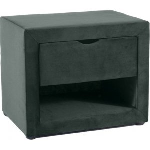 Eton 1 sängbord - Grön sammet - Sängbord -Sovrumsmöbler - Sängbord