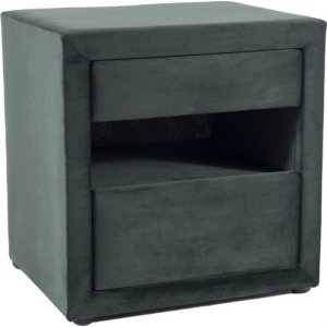 Eton 3 sängbord - Grön sammet - Sängbord -Sovrumsmöbler - Sängbord