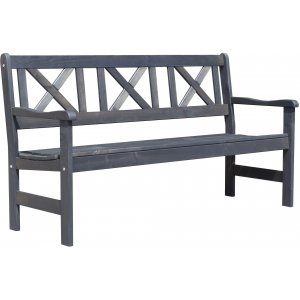 Europa Trädgårdsbänk - Svart + Möbelpolish - Utesoffor