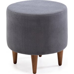 Findik sittpuff - Grå - Fotpallar