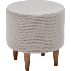 Findik sittpuff - Gräddvit - Fotpallar