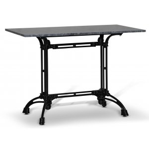 Flair matbord 110x60 cm - Mystery E62 fot / Grå marmorsten - Ovala & Runda bord