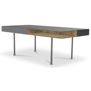 Frank soffbord 130 x 65 cm - Ek / Metall - Soffbord