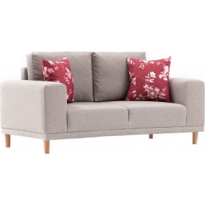 Franz 2-sits soffa - Gräddvit - 2-sits soffor