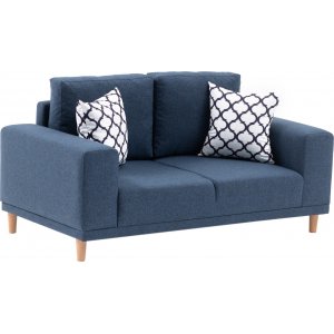 Franz 2-sits soffa - Mörkblå - 2-sits soffor