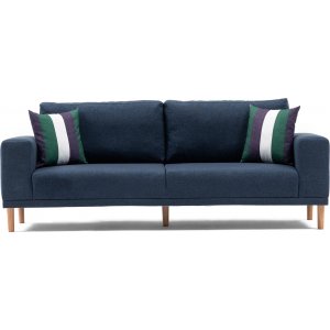 Franz 3-sits soffa - Mörkblå - 3-sits soffor