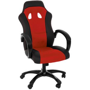 Gamingstol F430 skrivbordsstol - Röd/svart - Kontorsstolar med armstöd