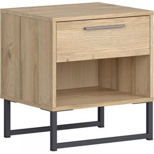 Gamla sängbord - Ek/grafit - Sängbord -Sovrumsmöbler - Sängbord