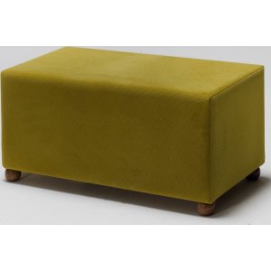 Genma sittpuff - Gul - Fotpallar