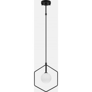 Geometri taklampa 11075 - Svart/vit - Pendellampor