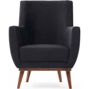 Gonca fåtölj - Antracit - Tygfåtöljer