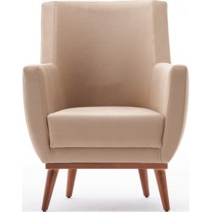 Gonca fåtölj - Gräddvit - Tygfåtöljer