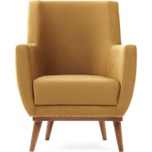 Gonca fåtölj - Guld - Tygfåtöljer