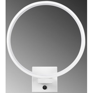 Haldur vägglampa ring - Vit - Väggplafonder & väggarmaturer