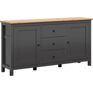 Hesen skänk 186 cm - Grafit - Skänkar & Sideboards -Skänkar & Sideboards - Hyllor & Förvaring