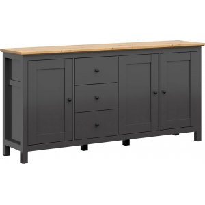 Hesen skänk 199 cm - Grafit - Skänkar & Sideboards -Skänkar & Sideboards - Hyllor & Förvaring