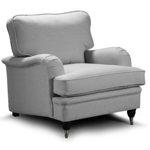 Howard Luxor Oxford fåtölj - Grå - Howardfåtöljer