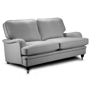 Howard Oxford 2-sits soffa - Grå - Howardsoffor