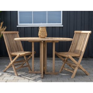 Huelva matbord 120 x 60 cm - Teak - Utematbord