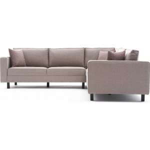 Kale hörnsoffa - Gräddvit linne - Hörnsoffor