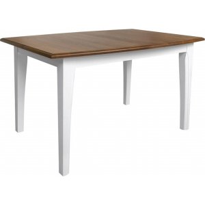 Kalio matbord 135-180 x 90 cm - Vit/akacia - Övriga matbord