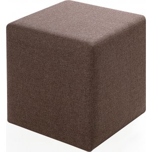 Kare sittpuff - Brun - Fotpallar