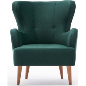 Karina fåtölj - Petroleumgrön - Tygfåtöljer