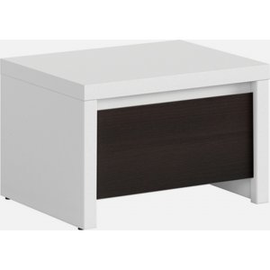 Kaspian sängbord - Vit/wenge - Sängbord -Sovrumsmöbler - Sängbord