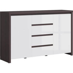 Kaspian skänk - Wenge/vit - Skänkar & Sideboards -Skänkar & Sideboards - Hyllor & Förvaring