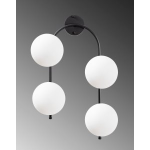 Klenod vägglampa 10595 - Svart/vit - Väggplafonder & väggarmaturer