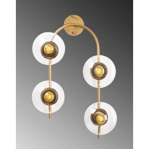 Klenod vägglampa 10600 - Guld - Väggplafonder & väggarmaturer