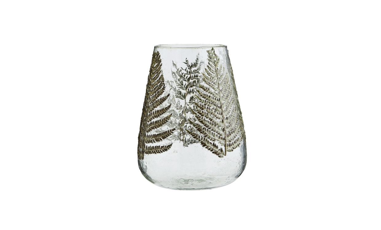 LAB-1903 Bild på LEAVES Vas 26cm Klar från Madam Stoltz