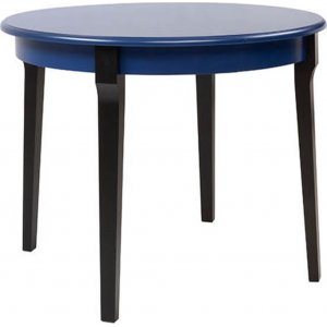 Lucan 2 matbord 95-195 x 95 cm - Blå/svart - Ovala & Runda bord