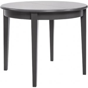 Lucan 3 matbord 95-195 x 95 cm - Grafit - Ovala & Runda bord