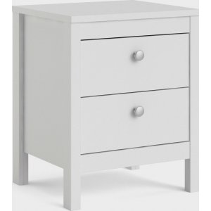 Madrid sängbord - Vit - Sängbord -Sovrumsmöbler - Sängbord