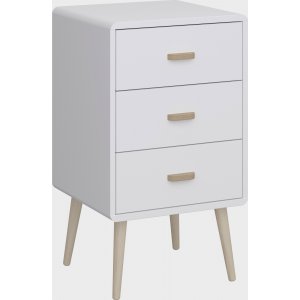 Mino sängbord - Vit - Sängbord -Sovrumsmöbler - Sängbord