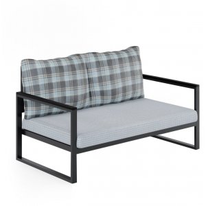 Montreal 2-sits soffa - Flerfärgad + Möbelvårdskit för textilier - Utesoffor
